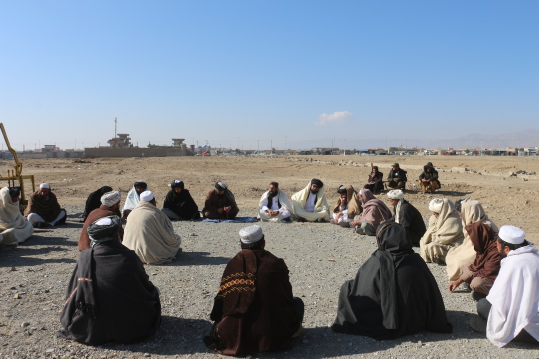 د پکتیا دکرنې ریاست: د ځمکو د غصب د مخنيوي کميټې غړو د تېرې قومي مشرانو سره ناسته ترسره کړه