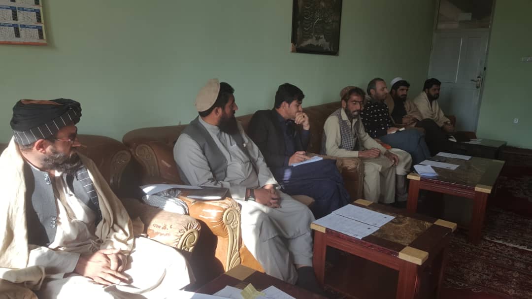 د خوست دکرنې ریاست: سکټوري غونډه کې پر بېلابېلو موضوعاتو خبرې وشوې