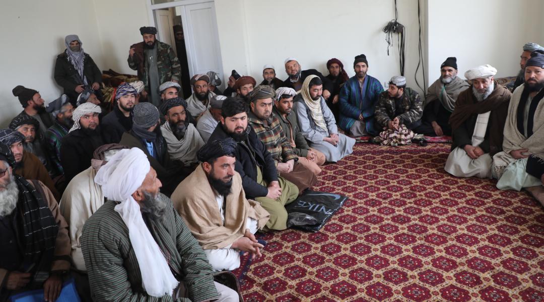 د مزار ښار اوسیدونکو سره دکرنې وزیر ولسي کتنې