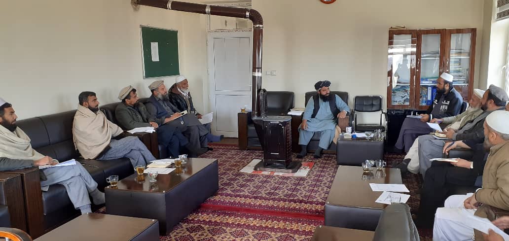 تدویر جلسه ماهانه زراعت و انکشاف دهات در ولایت لوگر