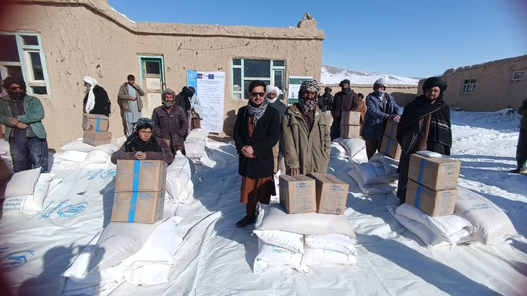 توزیع مواد خوراکی برای ۲۶۸ تن از باشندههای ولایت غور