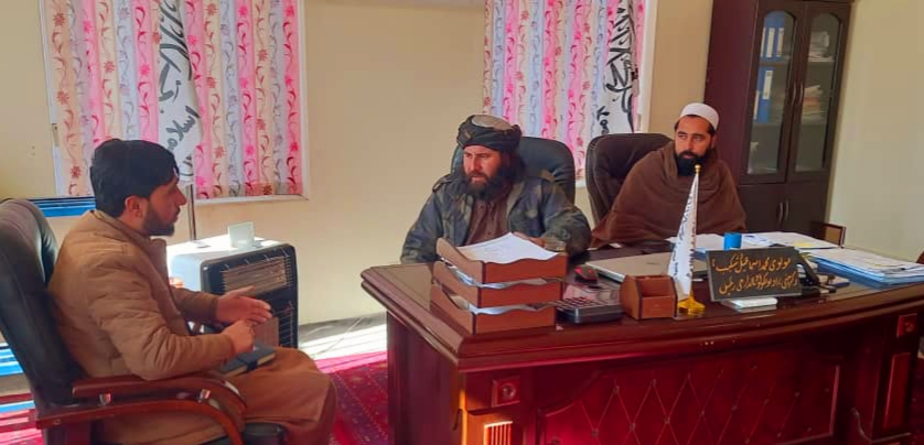 افغانستان لپاره د ناروې کمېټې ولایتي چارواکو د پکتیکا دکرنې رییس سره وکتل