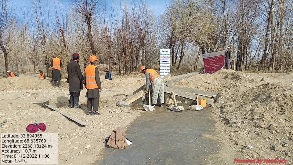 میدان وردګو کې د لسو کوچنیو پروژو چارې بشپړ او ګټې اخیستنې ته وسپارل شول