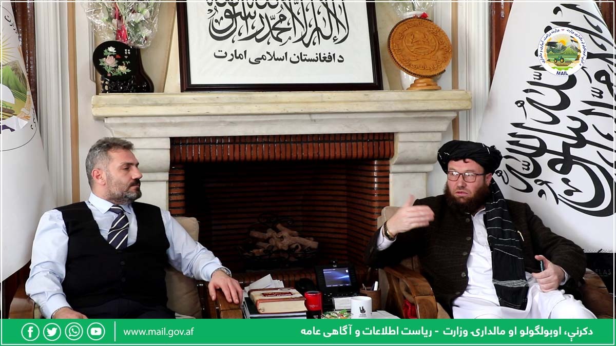 دیدار وزیر زراعت با یک تاجر ترکی