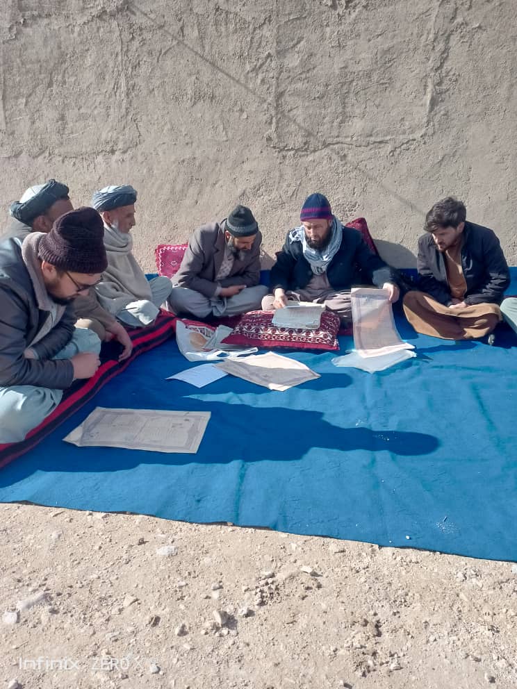 جلسه هیات تخنیکی جلوگیری از عصب و استرداد زمین های امارتی در سمنگان دایر شد