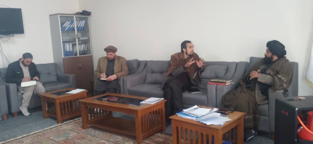 جلسه مسوولان ریاست زراعت کاپیسا با نماینده پروژه ارزش مالداری افغانستان