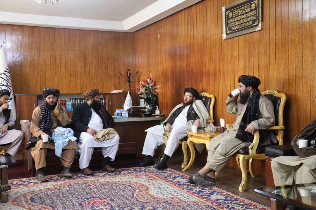 دیدار وزیر زراعت با مسوولان ریاست امور خارجه ولایت بلخ