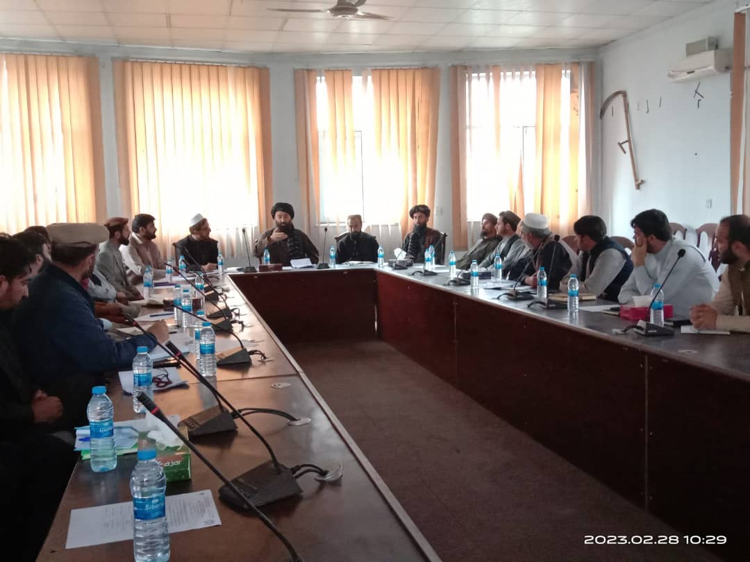 د ننګرهار د کرنې او کلیو پراختیا ریاستونو د تخنیکي کاري ګروپ ګډه غونډه دائره شوه 