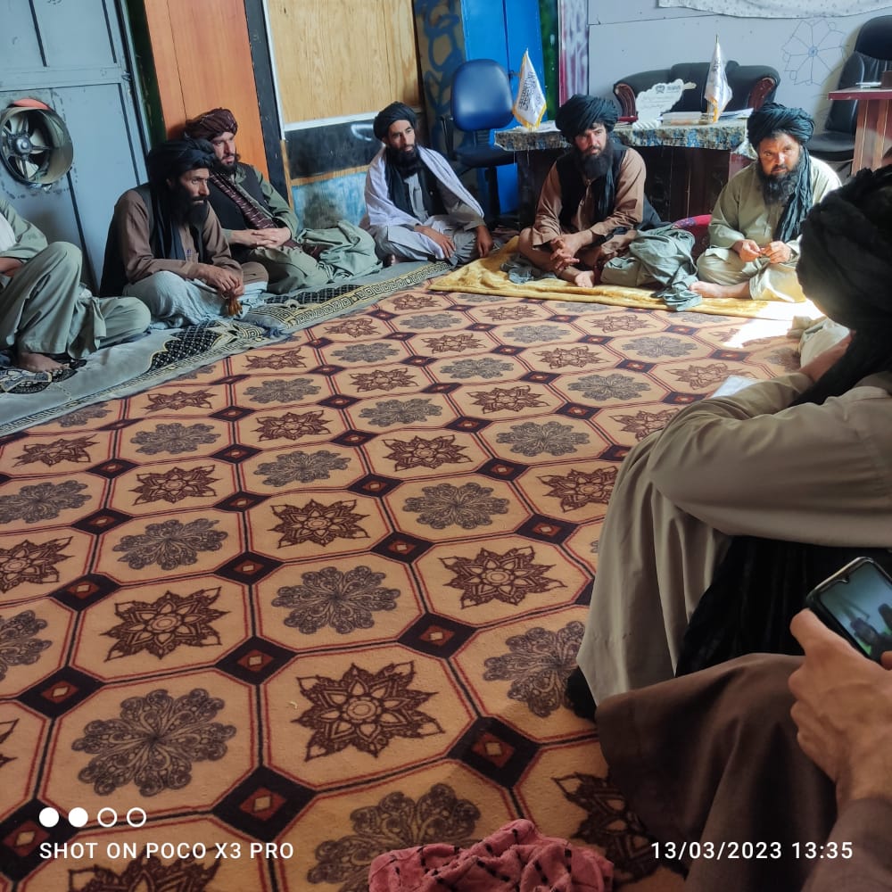 فراه کې د ځمکې غصب مخنیوی او د غصب شویو ځمکو د بېرته راګرځولو تخنیکي پلاوي غونډه دائره شوه