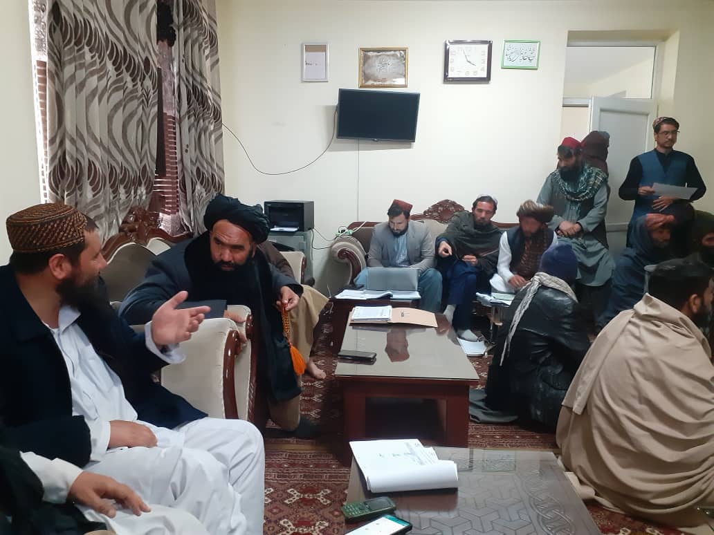 نشست کمیته تخنیکی جلوگیری از غصب املاک امارتی ولایت غور