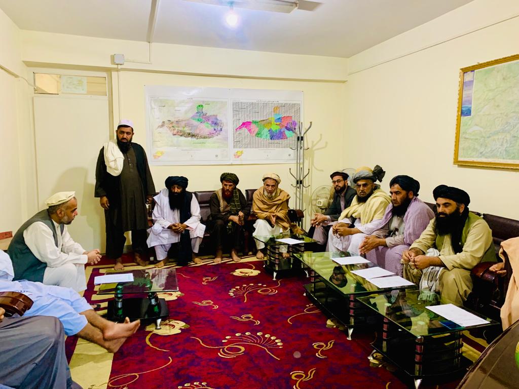 ننګرهار کې د دولتي ځمکو د غصب مخنیوی او غصب شویو ځمکو بېرته راګرځولو تخنیکي پلاوي غونډه