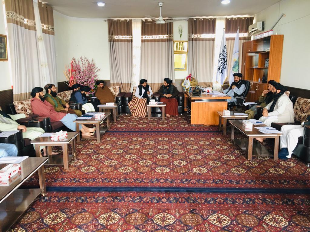 تدویر جلسه اداری ریاست زراعت ولایت بلخ