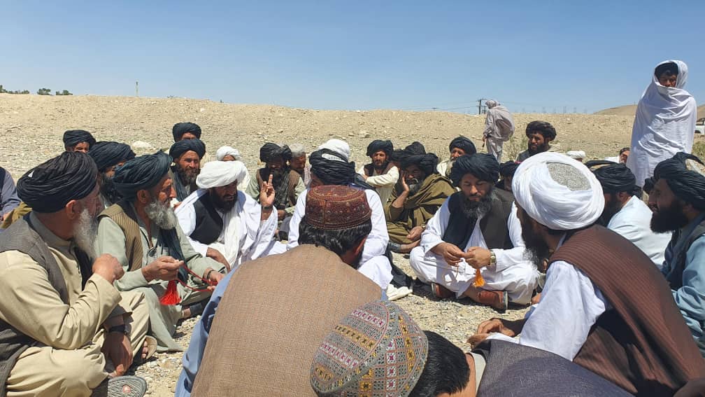 کجکي ولسوالی ته د هلمند دکرنې رییس سفر