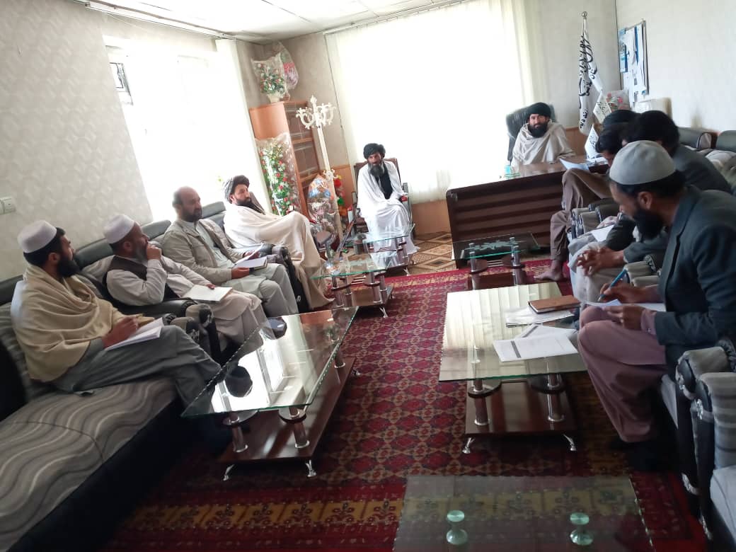 برگزاری جلسه هماهنگی با موسسات همکار  سکتور زراعت در ولایت غزنی 