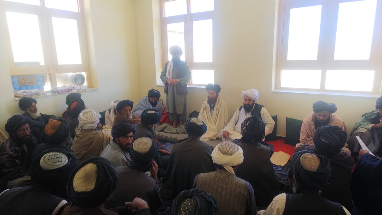 چورې ولسوالی ته د اروزګان د امارتي ځمکې د غصب مخنيوی پلاوی  سفر