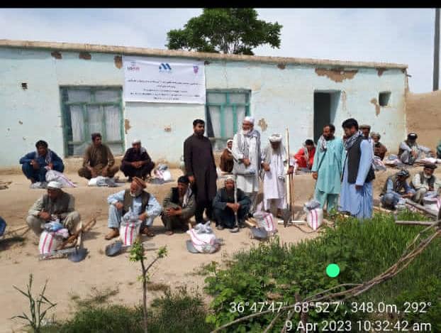 توزیع وسایل باغچه‌های خانگی و تخم‌ سبزیجات در ولایت کندز