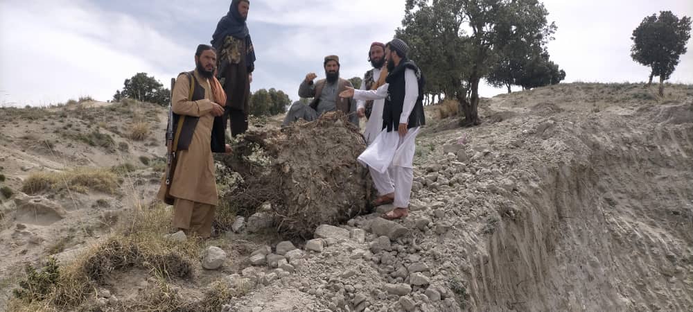 د ننګرهار حصارک کې سل جريبه امارتي ځمکه تثبيت شوه