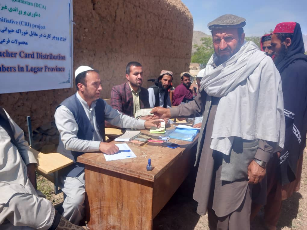 د لوکر څرخ ولسوالی کې ۲۰۰ مالدارانو سره نغدې مرستې وشوې