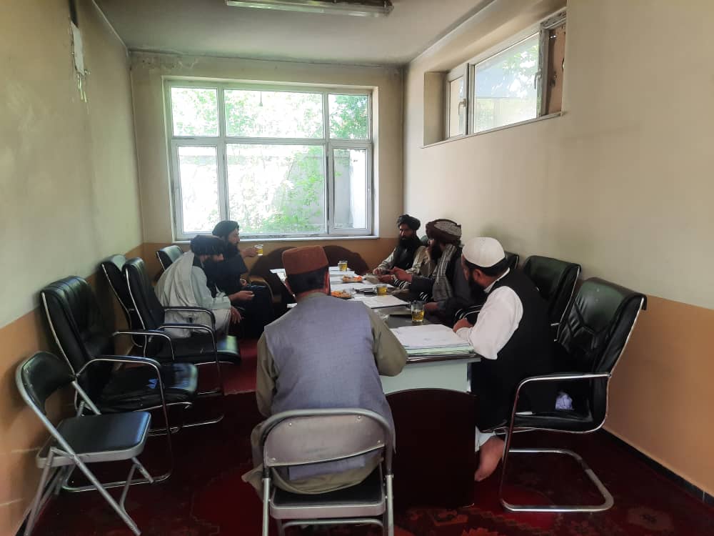 د میدان وردګو  ولایت د غصب د مخنیوي او غصب شوو ځمکو د استرداد تخنیکي ټیم غونډه تر سره شوه 