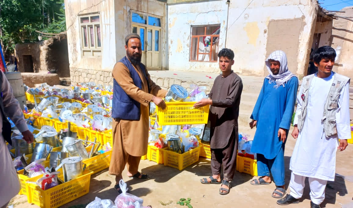 توزیع وسایل باغچه‌های خانگی در ولایت کندز