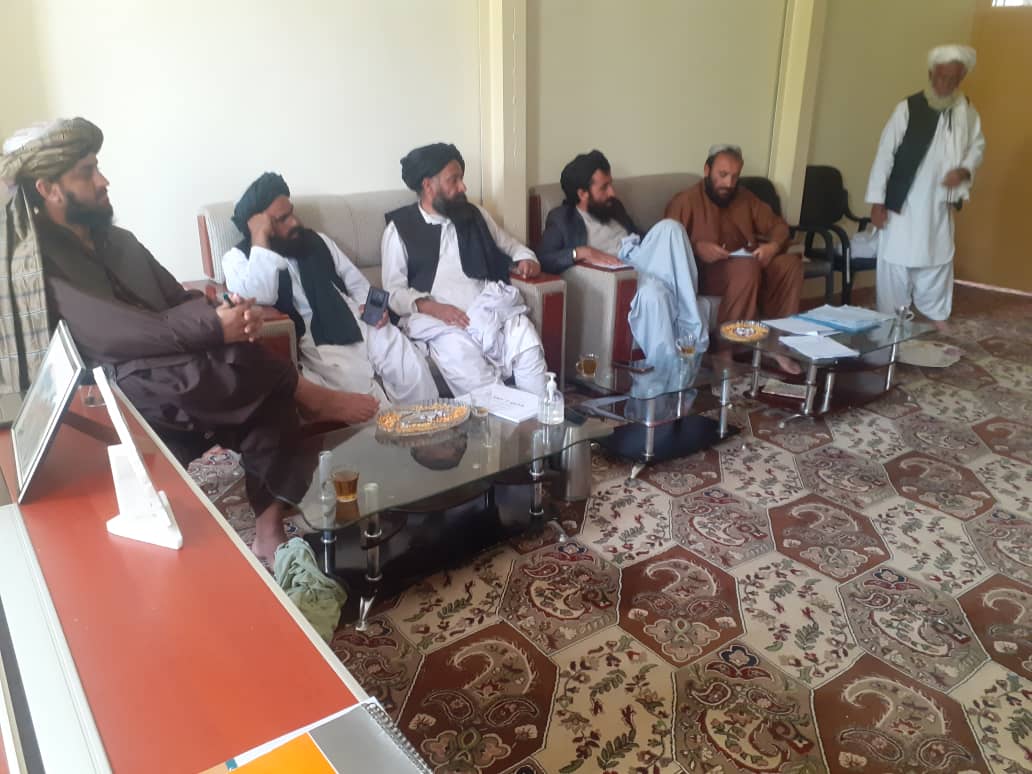 زابل کې د ځمکې غصب او غصب شویو ځمکو د بېرته راګرځولو تخنیکي پلاوي غونډه