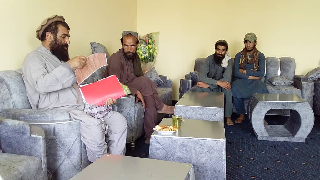 خوست کې د ځمکې د غصب مخنیوی او غصب شویو ځمکو د بېرته را ګرځولو تخنیکي پلاوي غونډه