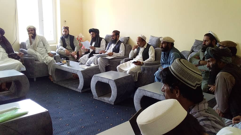 خوست کې د ځمکې د غصب مخنیوی او غصب شویو ځمکو د بېرته را ګرځولو تخنیکي پلاوي غونډه