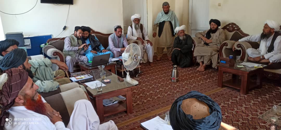 برگزاری جلسه هیئت تخنیکی جلوگیری از غصب ولایت غور 