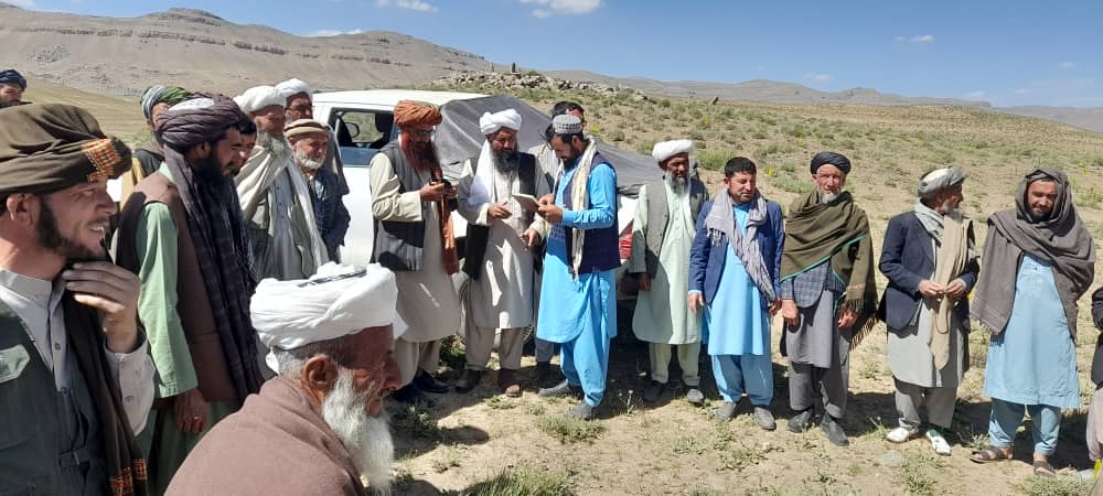 سفر هئیت تخنیکی جلوگیری از غصب زمین ولایت غور به ولسوالی دولتیار