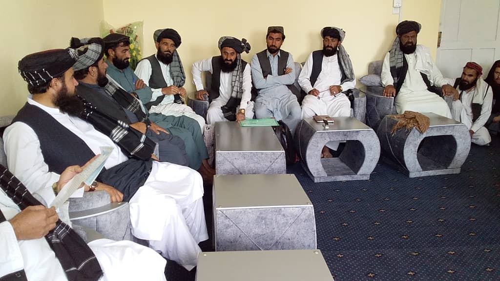 خوست کې د ځمکې د غصب مخنیوی او غصب شویو ځمکو د بېرته را ګرځولو تخنیکي پلاوي غونډه