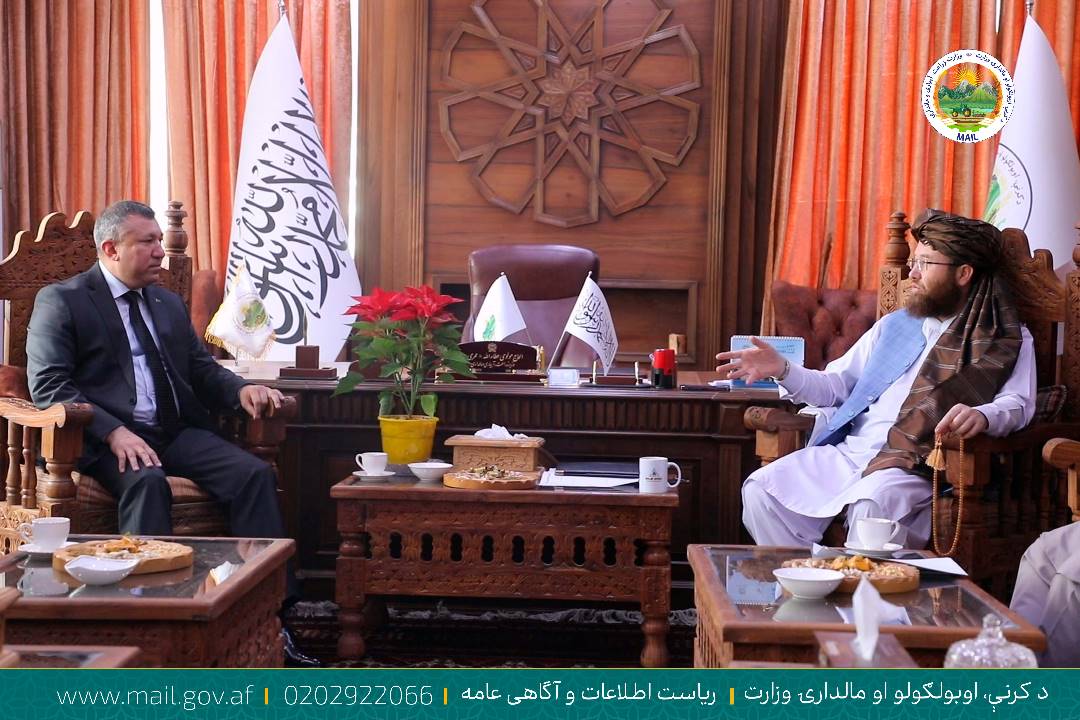 دیدار وزیر زراعت با سفیر ترکمنستان در افغانستان
