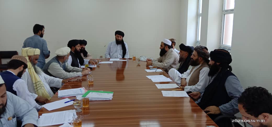 ننګرهار کې د ځمکې غصب مخنیوی او غصب شویو ځمکو بېرته راکرځولو تخنیکي کمېټې غونډه دائره شوه