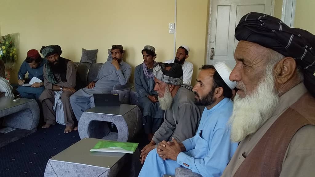 خوست کې د ځمکې د غصب مخنیوی او غصب شویو ځمکو د بېرته را ګرځولو تخنیکي پلاوي غونډه