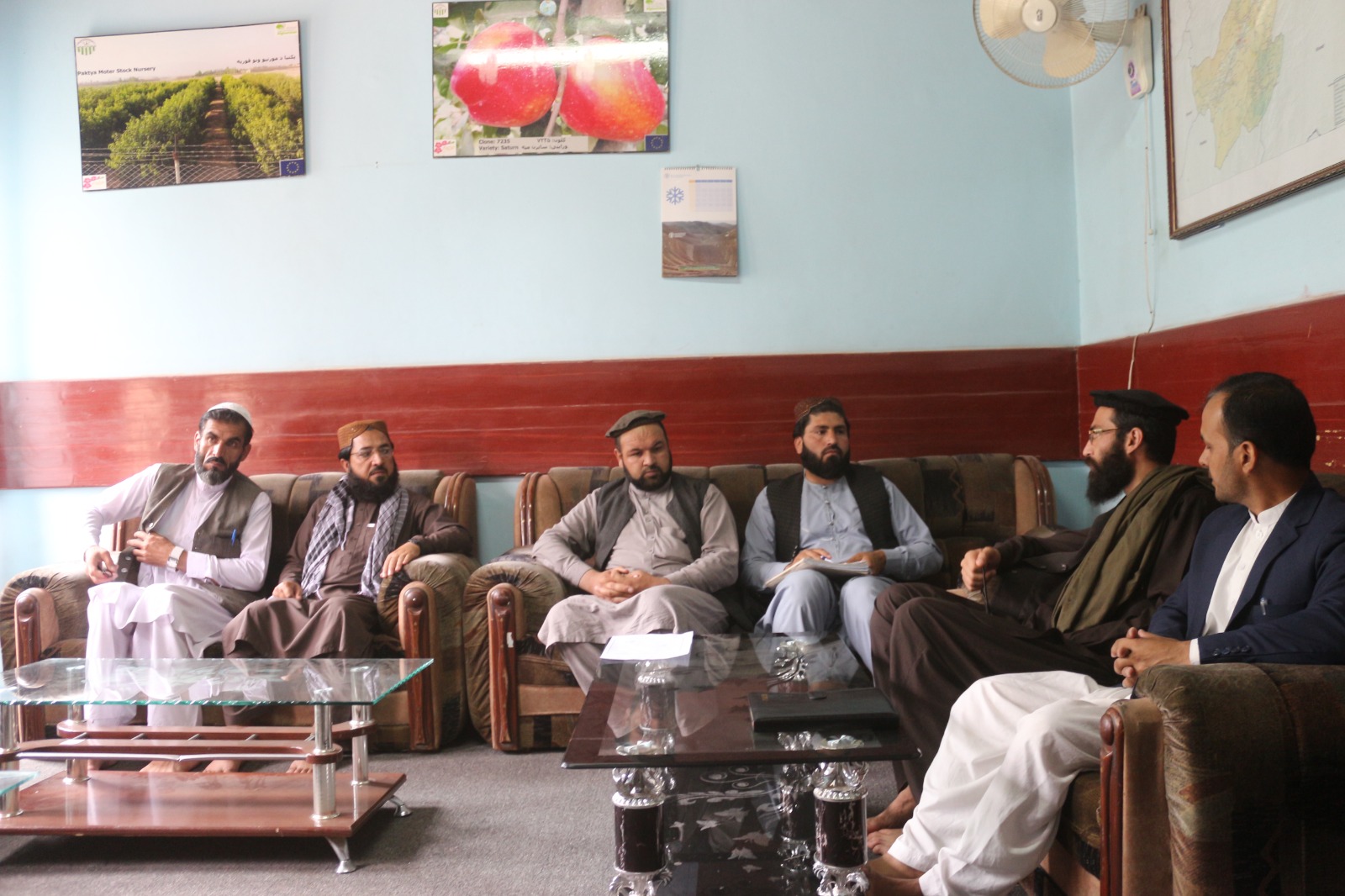 د پکتیا دکرنې رییس د کرنې د پراختیا صندوق له استازو سره وکتل
