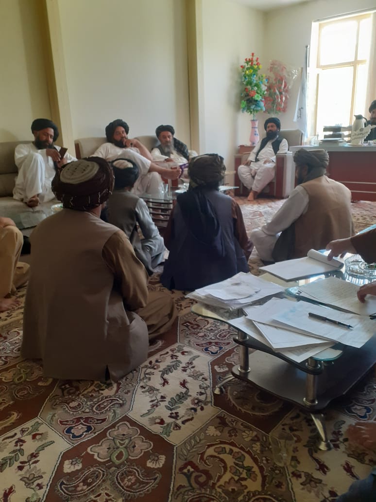 زابل کې د ځمکې غصب او غصب شویو ځمکو د بېرته راګرځولو تخنیکي پلاوي غونډه