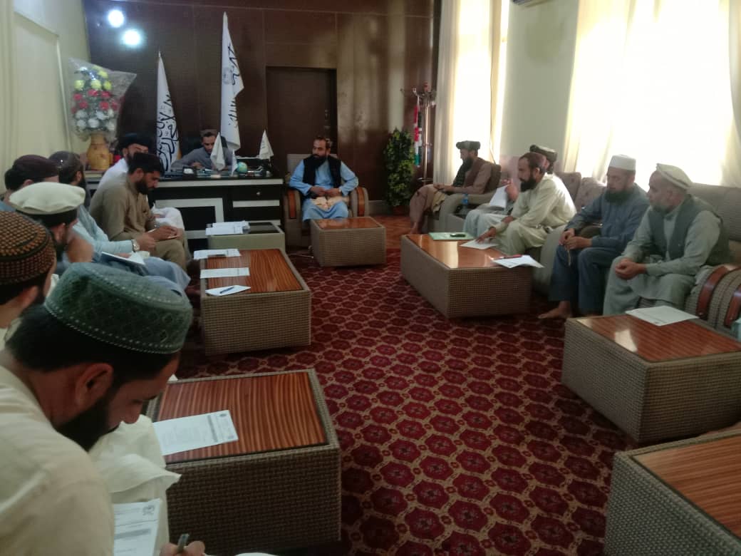 ننګرهار کرنې ریاست کې ادارې غونډه دائره شوه