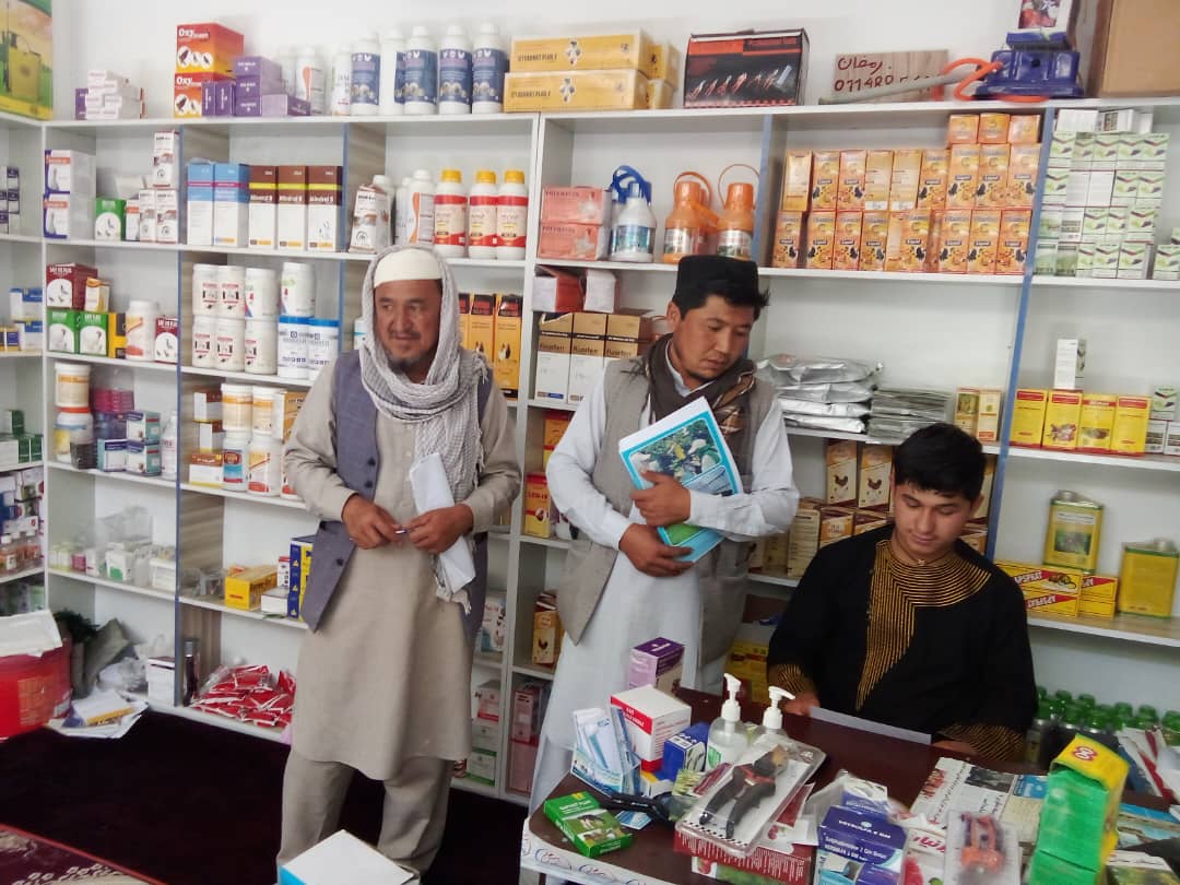 نظارت از فعالیت ادویه فروشی های زراعتی مرکز ولایت دایکندی