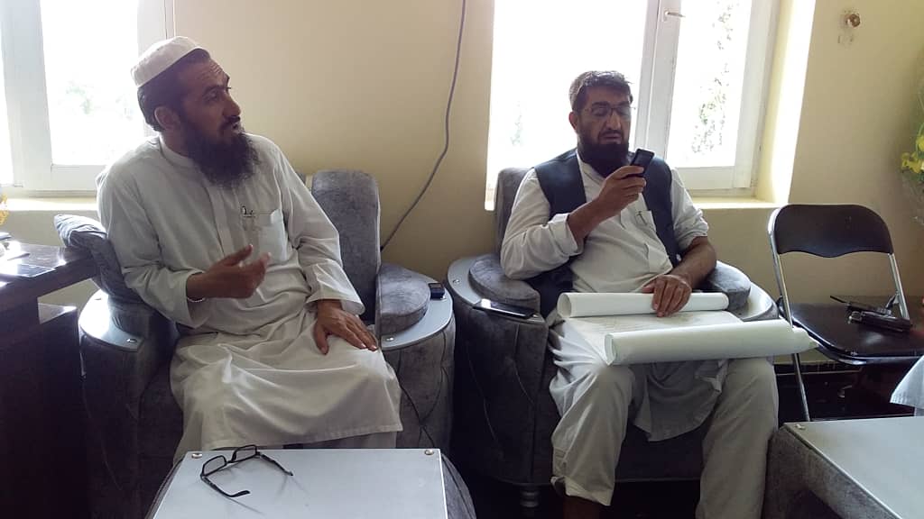 خوست کې د ځمکې د غصب مخنیوی او غصب شویو ځمکو د بېرته را ګرځولو تخنیکي پلاوي غونډه