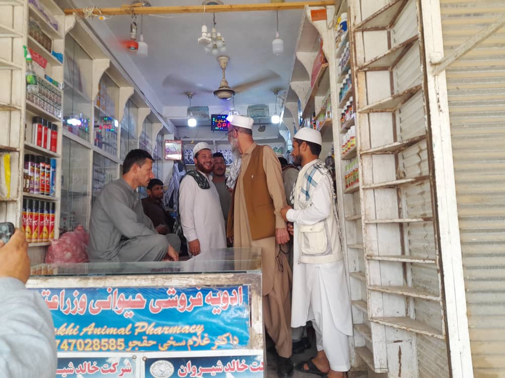 نظارت از کلنیک و ادویه فروشیهای حیوانی ولسوالی امام صاحب ولایت کندز