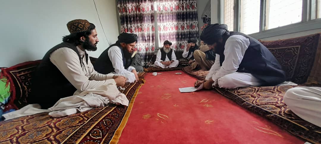 پکتیا کې د امارتي ځمکو د غصب مخنیوی او غصب شویو ځمکو د بېرته راګرځولو تخنیکي پلاوی غونډه