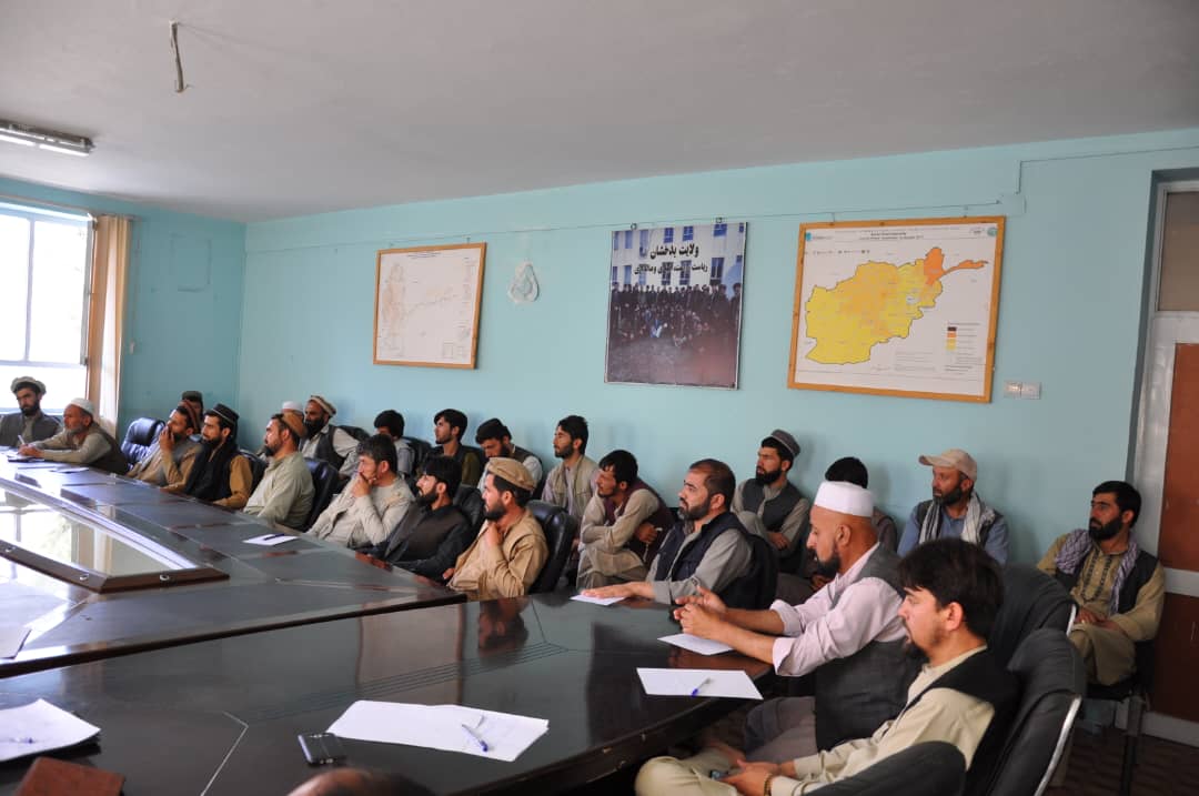 تدویر جلسه اداری ریاست زراعت ولایت بدخشان 