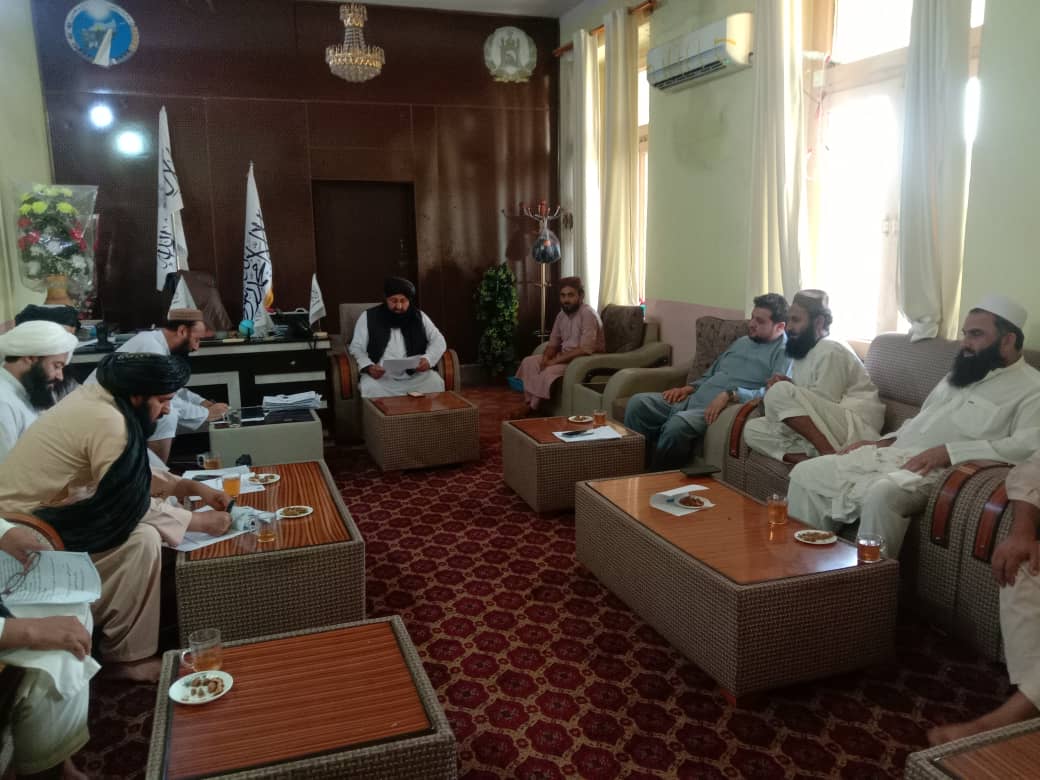 ننګرهار کې د ځمکې غصب مخنیوی او غصب شویو ځمکو بېرته راکرځولو تخنیکي پلاوی غونډه دائره شوه