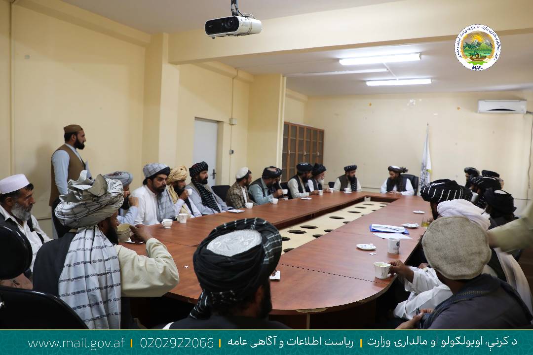 د پکتیا ولایت له یو شمېر مشرانو سره د کرنې او مالدارۍ مرستیال لیدنه