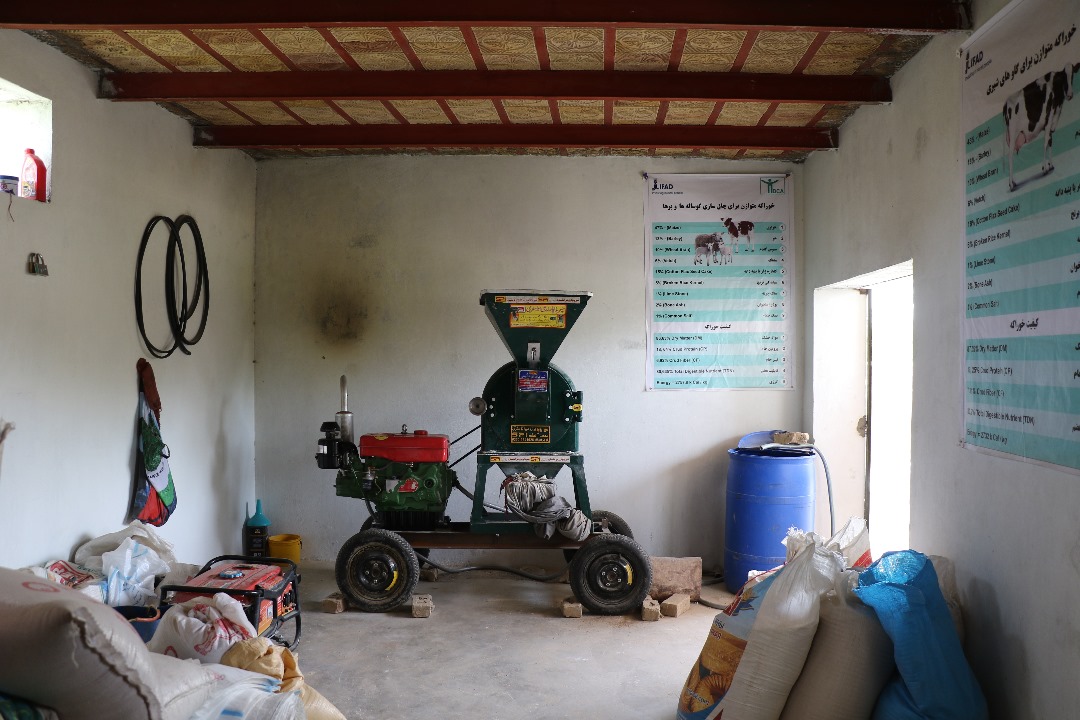 افتتاح مرکز پروسس مواد خوراکه متراکم و کلینیک صحت حیوانی در ولسوالی ده سبز کابل