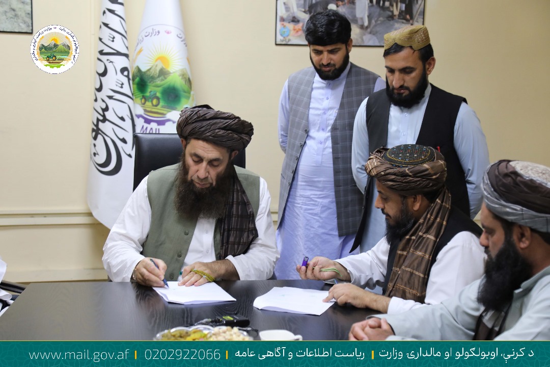 د کرنې وزارت او کابل ښاروالۍ ترمنځ د دوو مسلخونو د پراختیا په موخه د همکارۍ هوکړه لیک لاسلیک شو