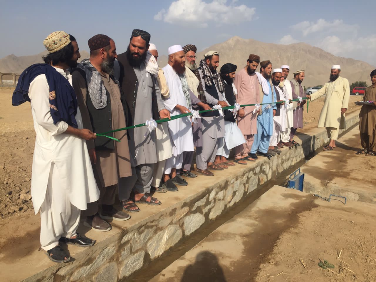 په لوګر کې د څه باندې ۴۴ زره ډالرو په ارزښت یو کانال ګټې اخیستنې ته وسپارل شو
