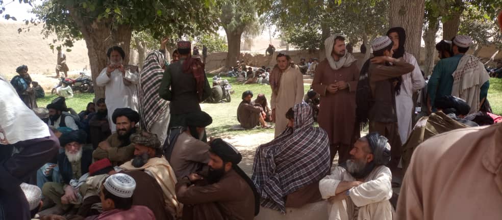 د هلمند سنګین کې پر سلګونو بزګرانو د غنمو اصلاح شوي تخمونه او کیمیاوي سرې وېشل کېږي