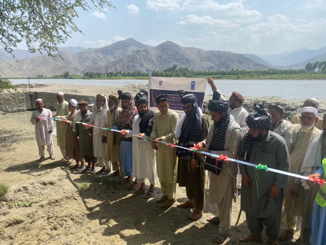 د ننګرهار لعلپوري ولسوالی کې د اوبولګولو د یوې پروژې چارې پیل شوې