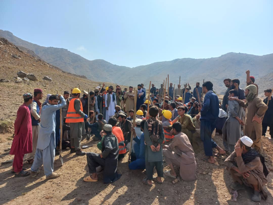 از کار ساخت چکدمها در ولسوالی نجراب ولایت کاپیسا نظارت  شد