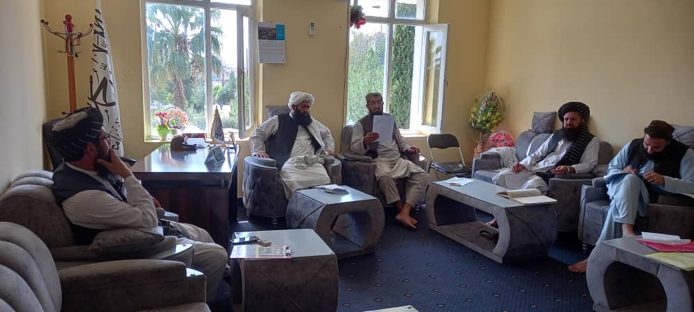 خوست کې د ځمکې د غصب مخنیوی او غصب شویو ځمکو د بېرته را ګرځولو تخنیکي پلاوي غونډه